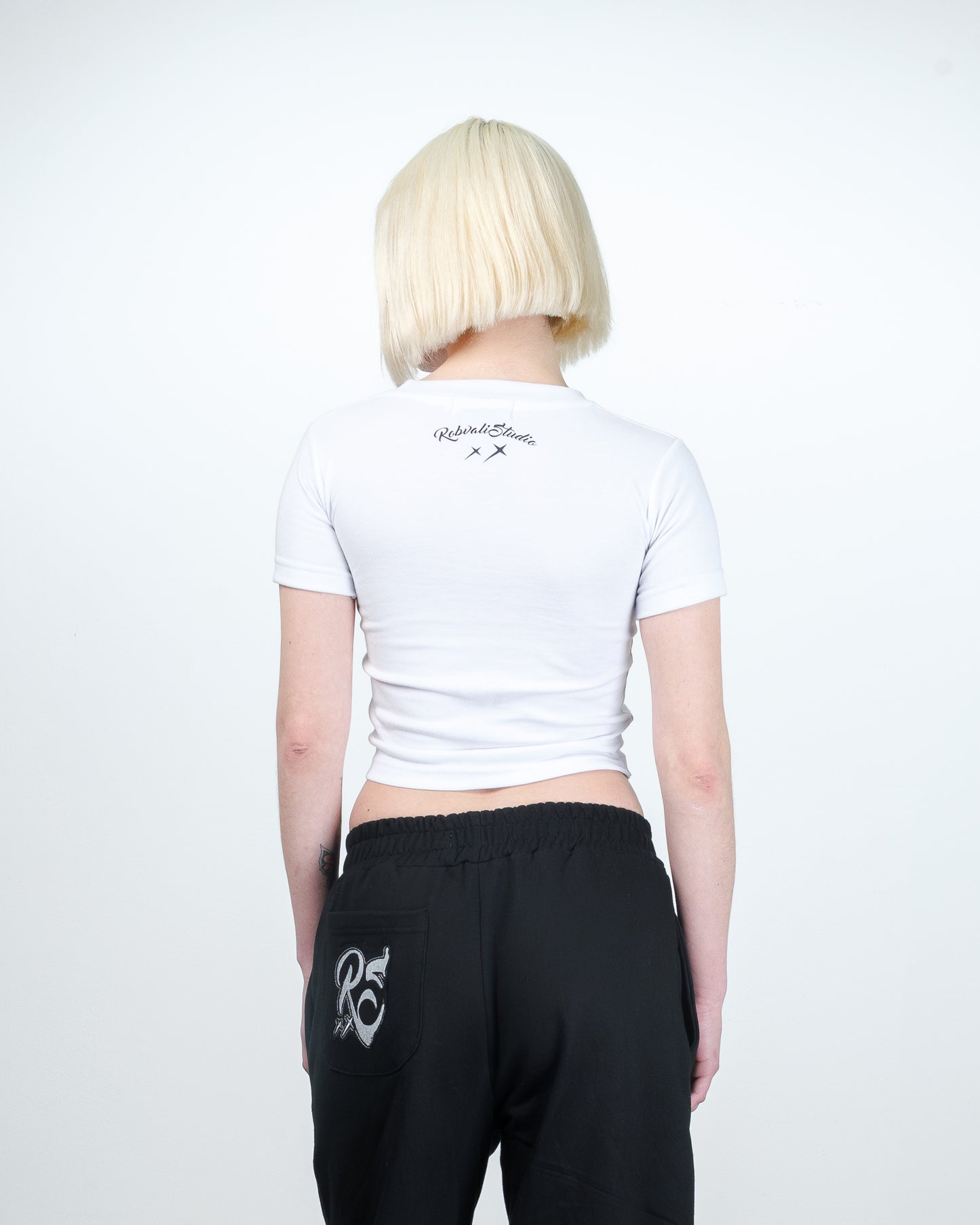 White Baby Tee
