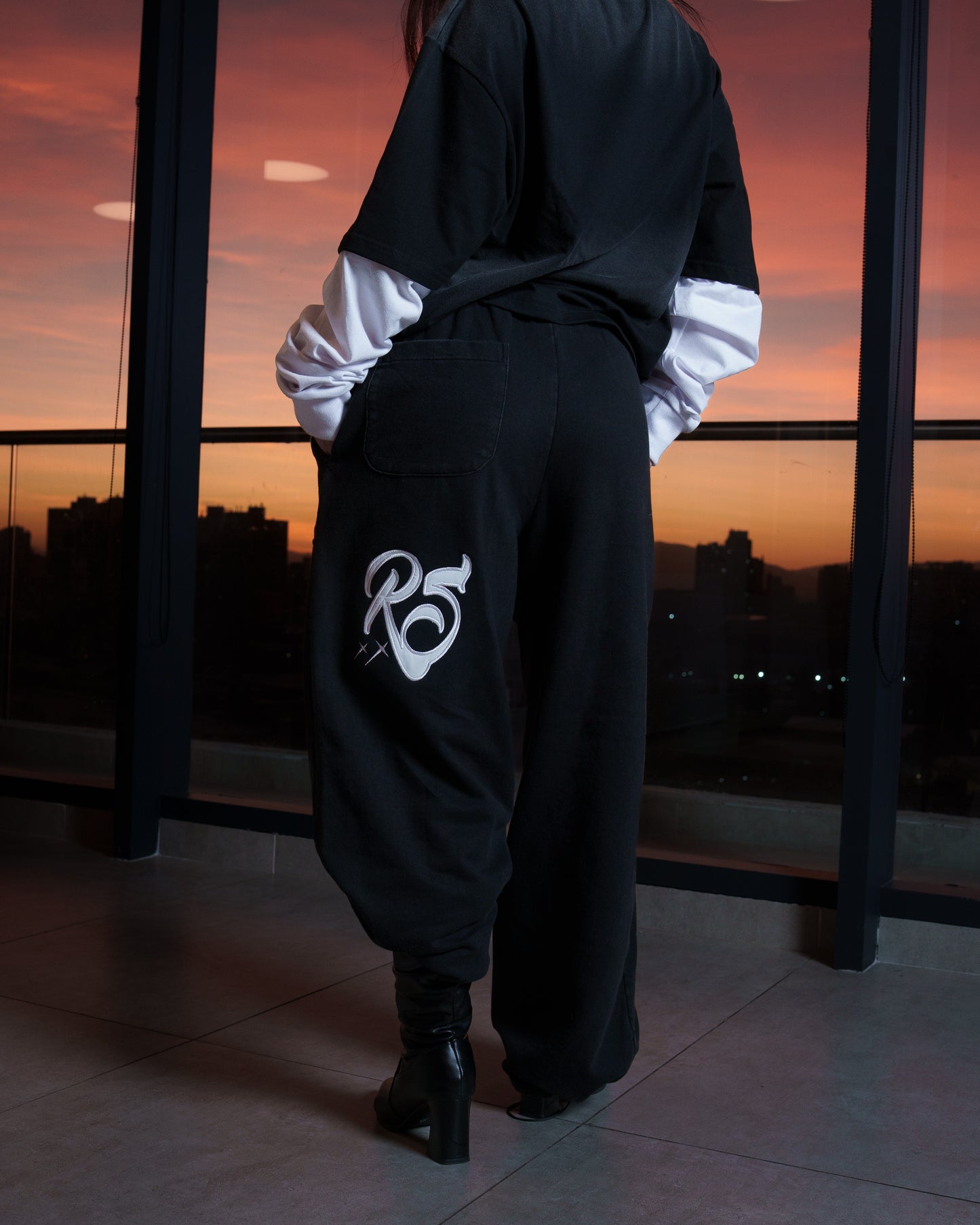 Washed Black RS Sweatpants