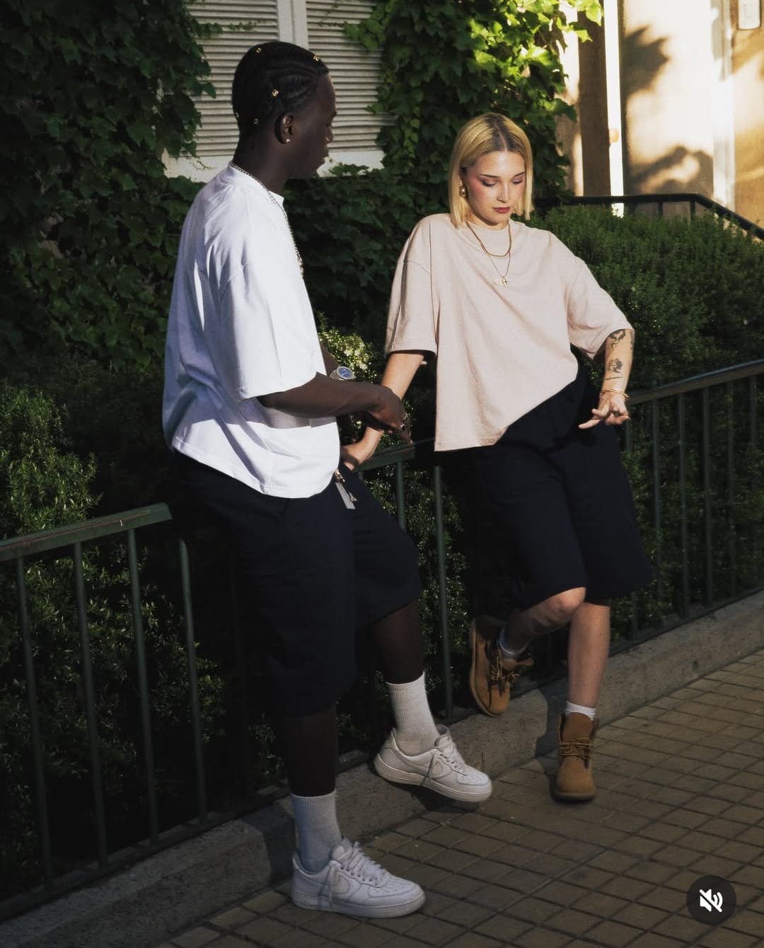 Blue Navy Basic Jorts