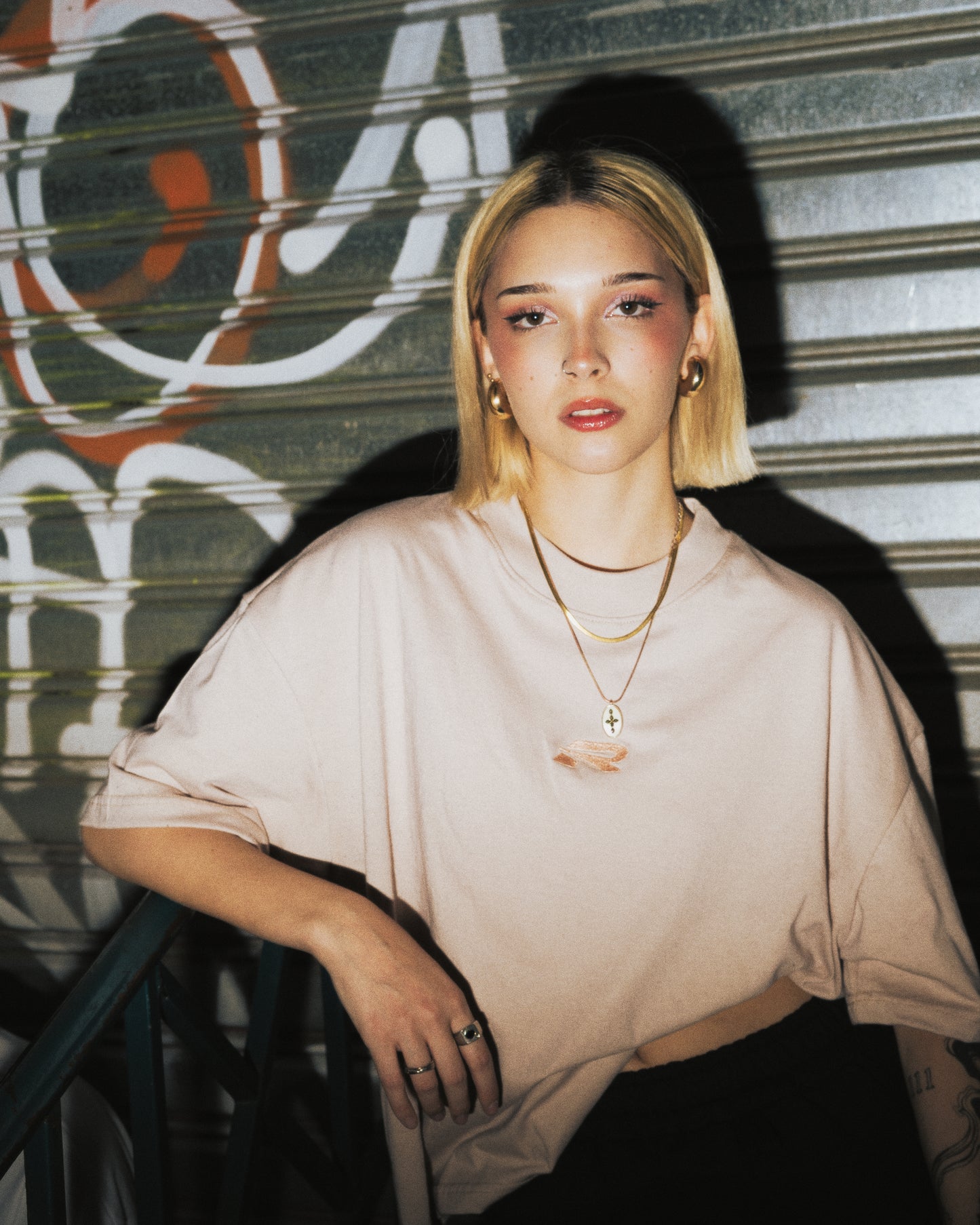 Beige Basic T-shirt