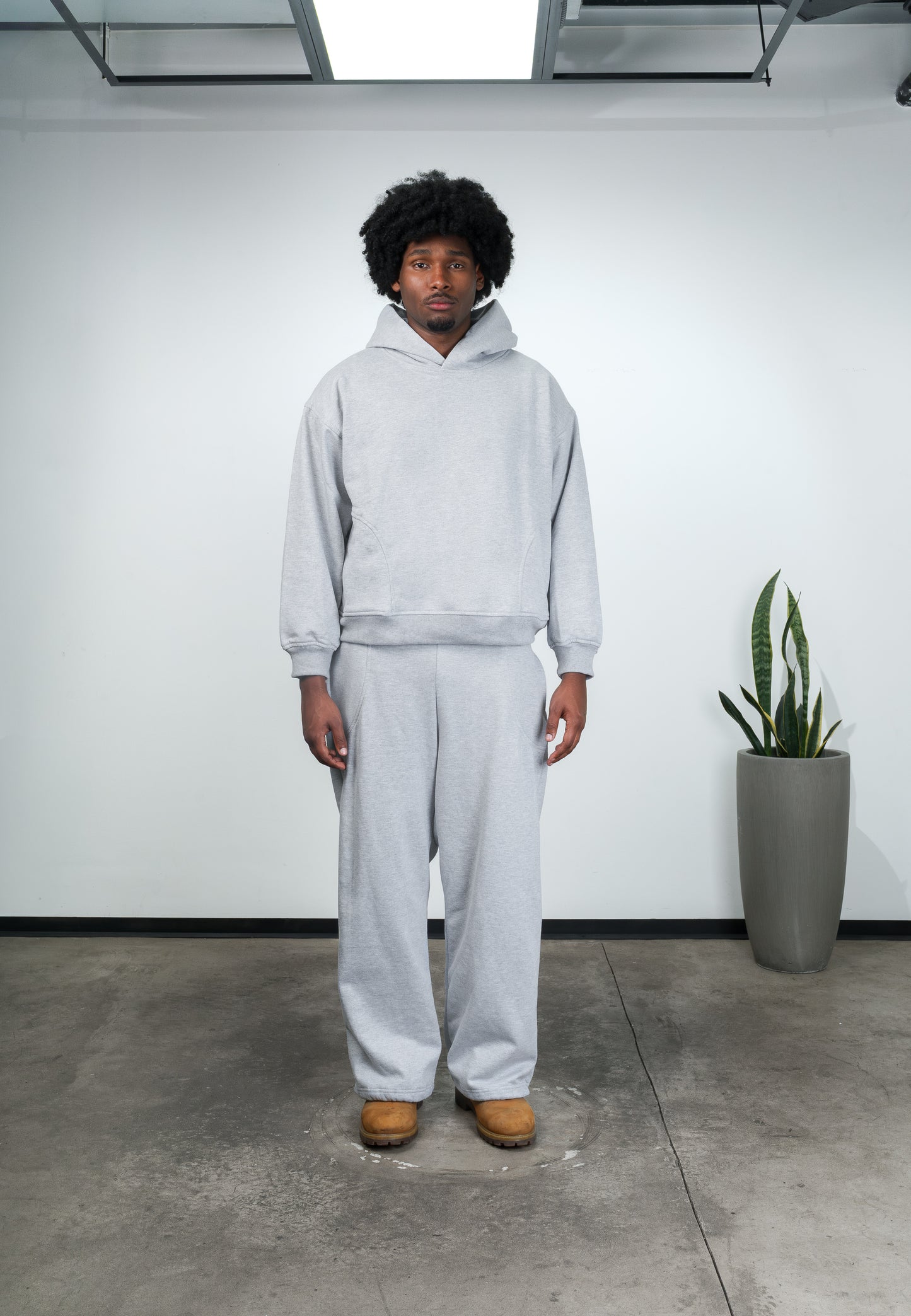 Grey Adjustable Sweatpants