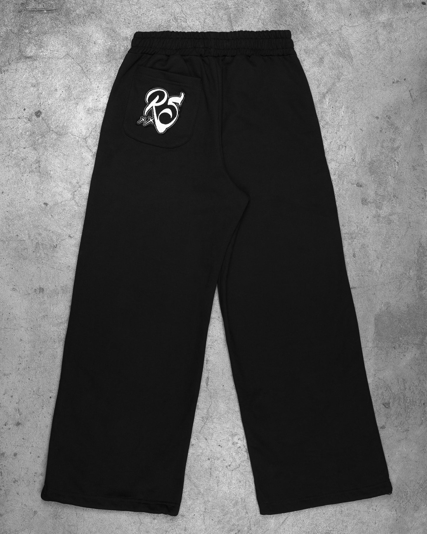Black Adjustable Sweatpants