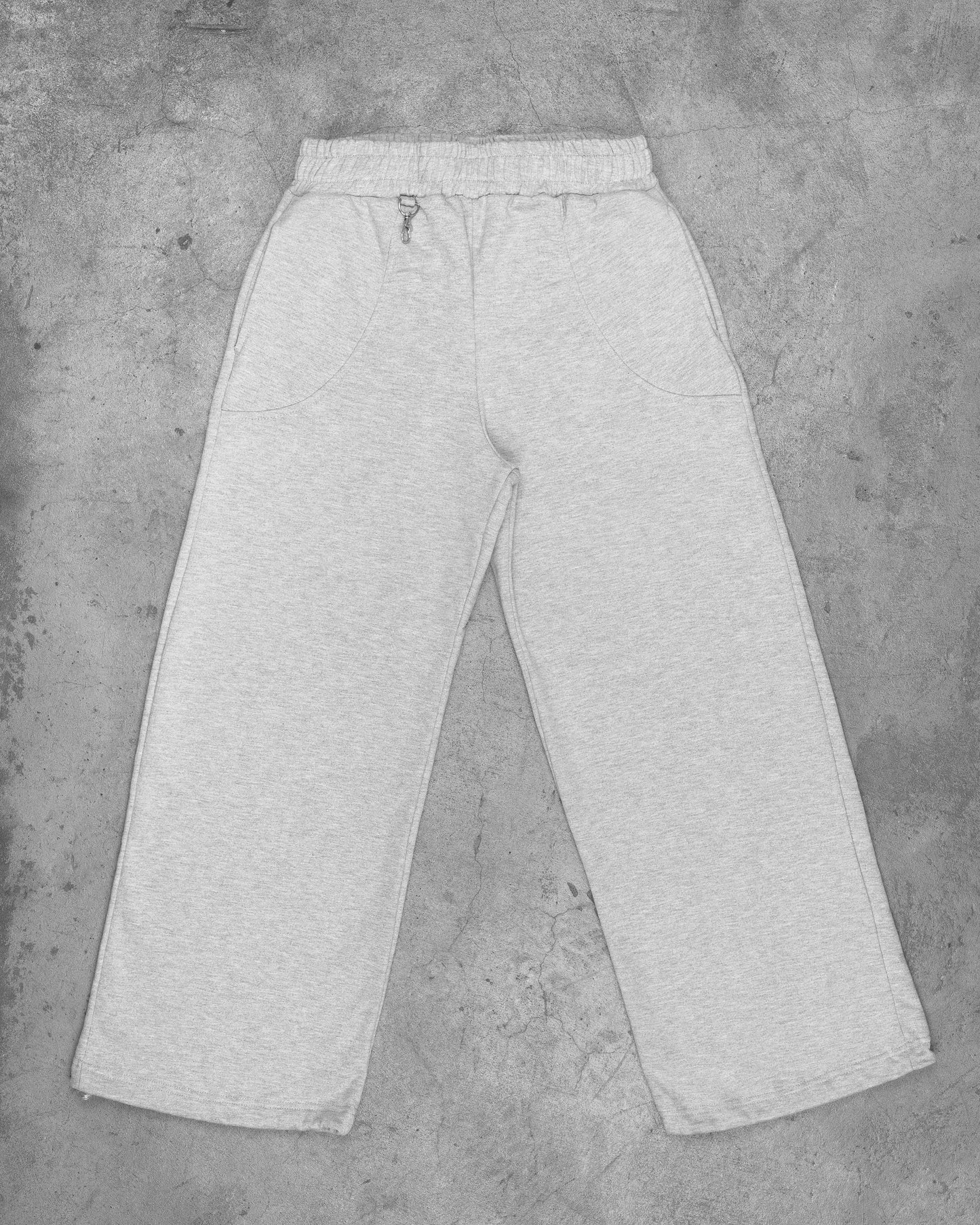 Grey Adjustable Sweatpants