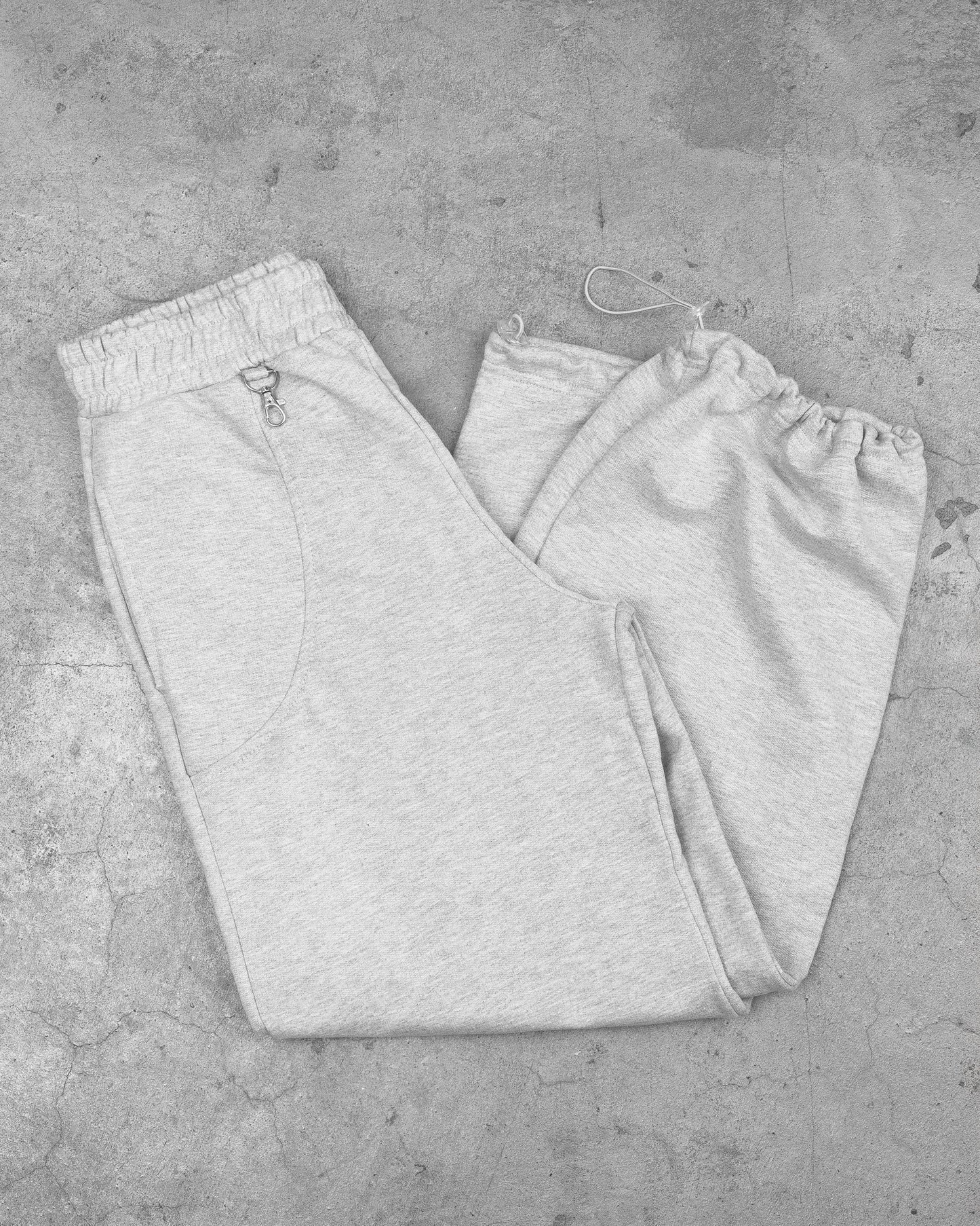 Grey Adjustable Sweatpants