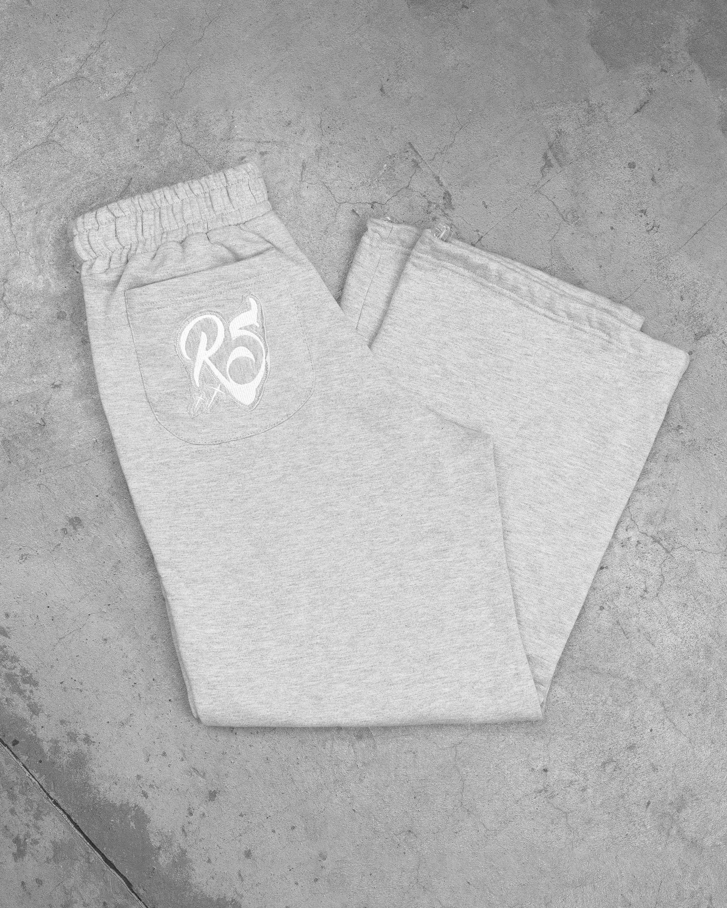 Grey Adjustable Sweatpants