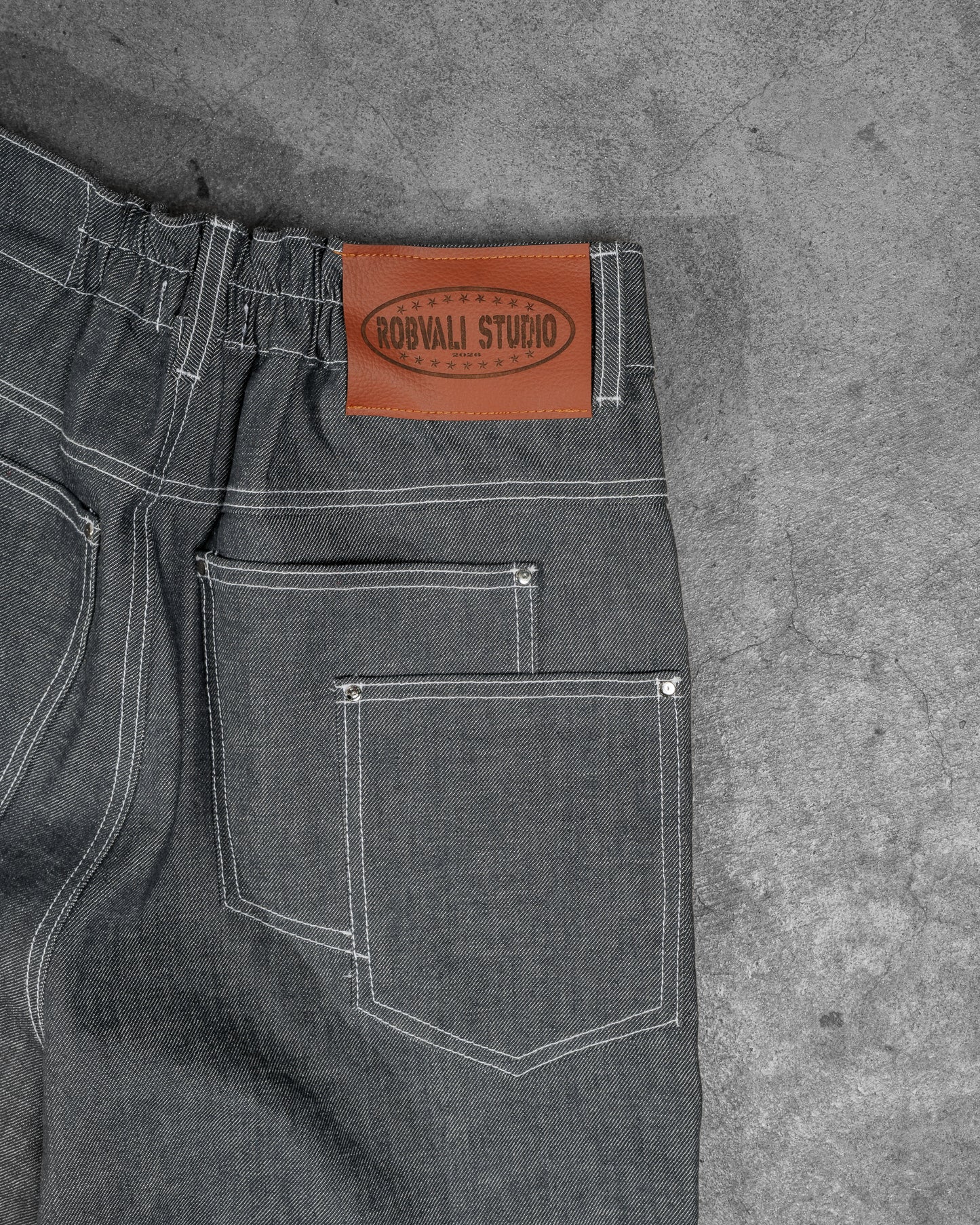 Black Denim Pants