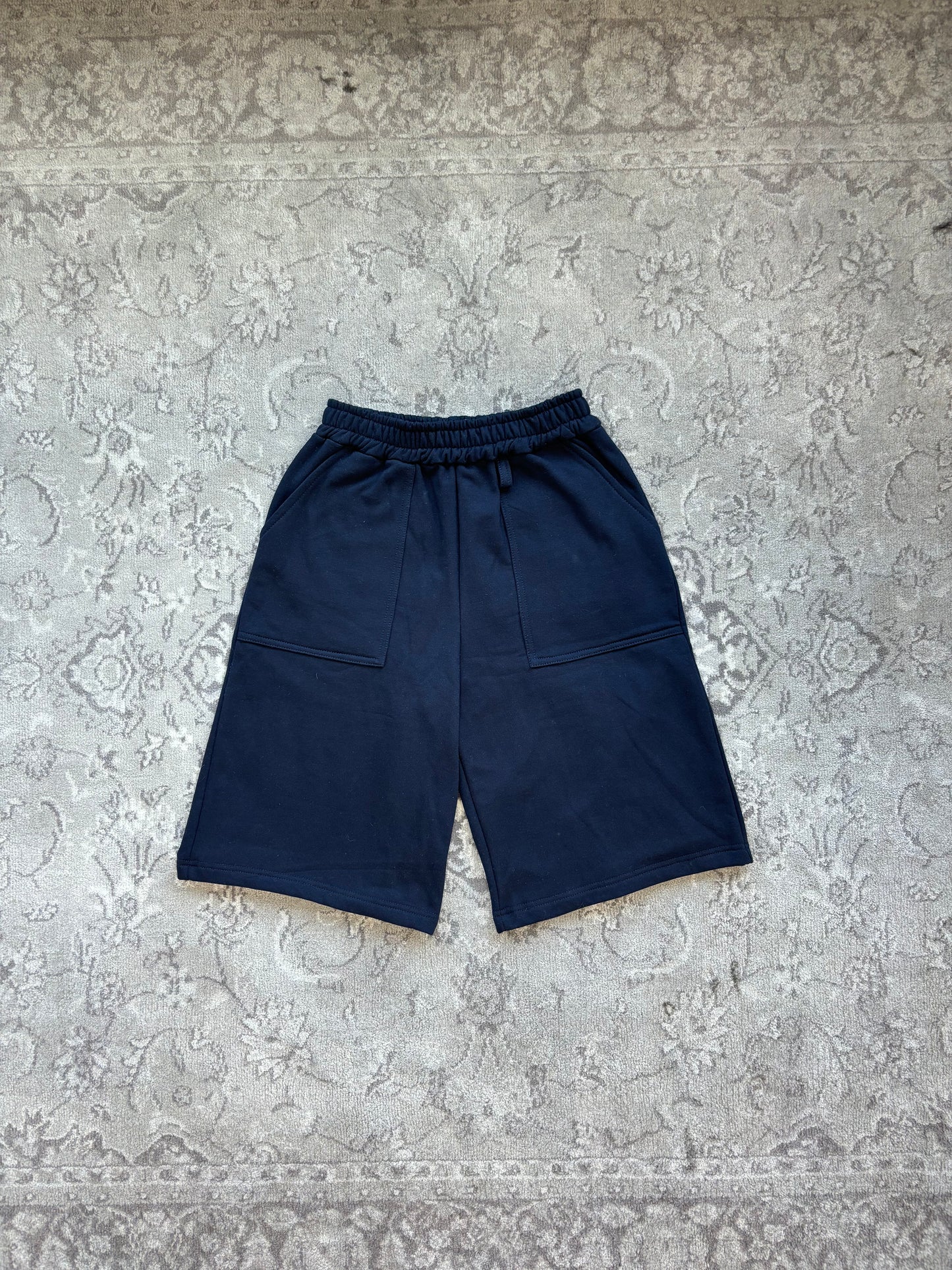 Blue Navy Basic Jorts