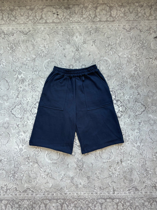 Blue Navy Basic Jorts