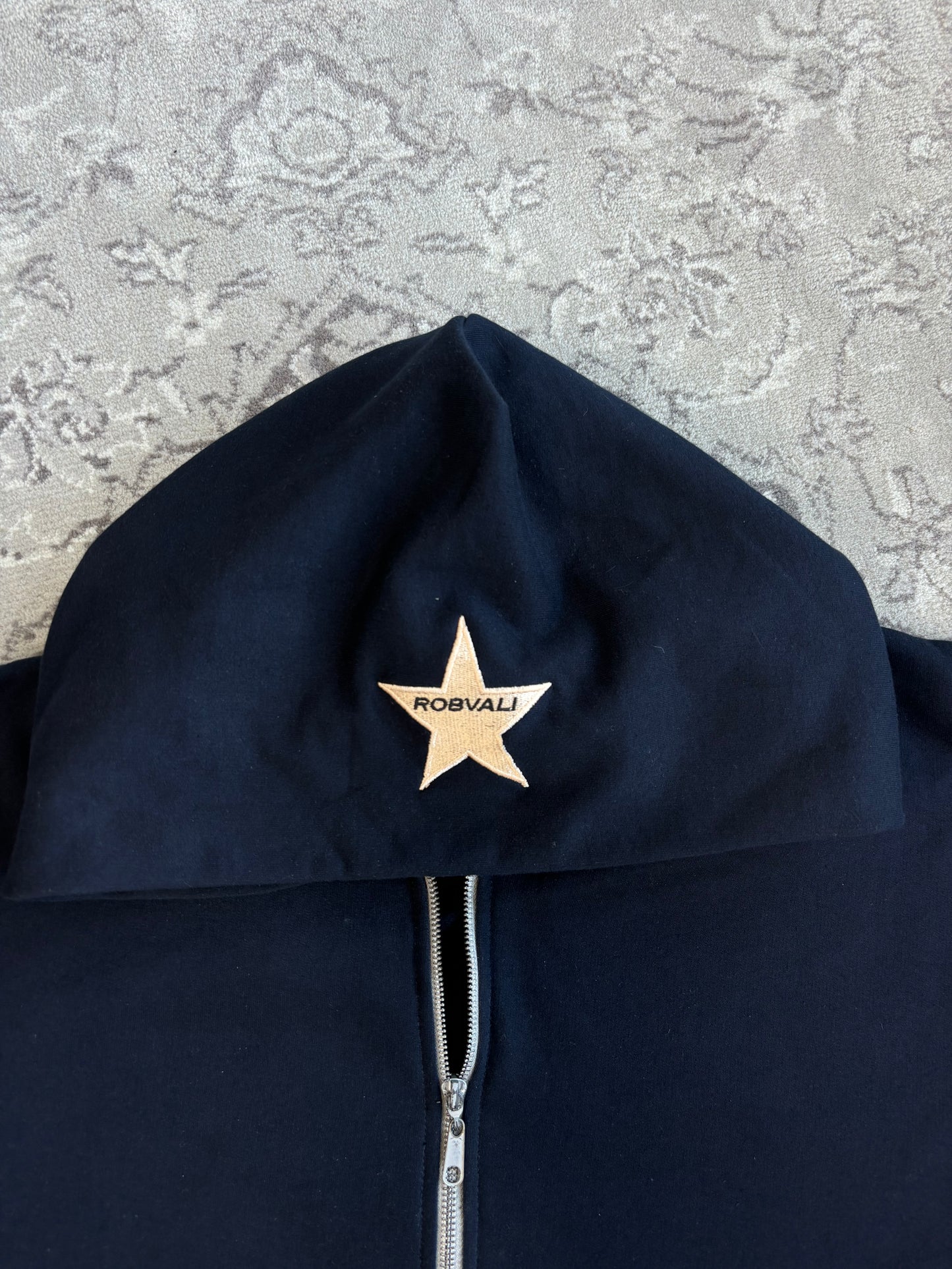 Blue Navy Double Zipped