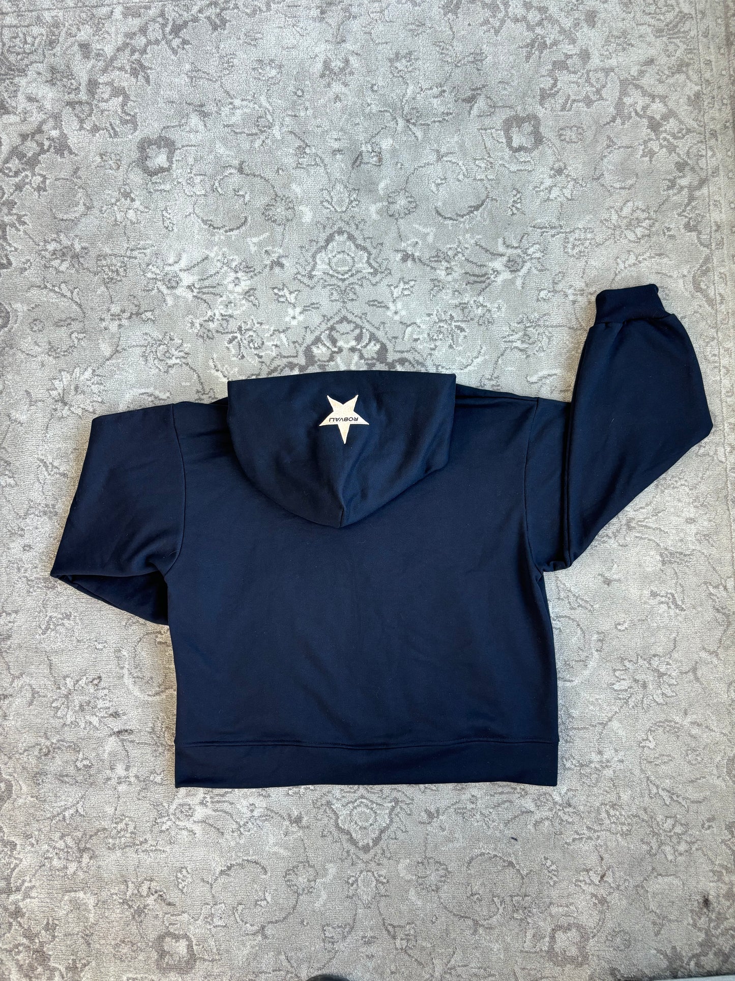 Blue Navy Double Zipped