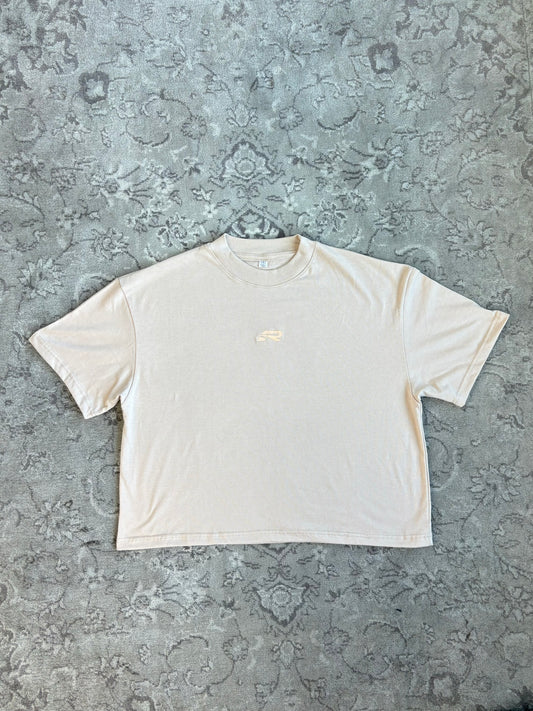 Beige Basic T-shirt