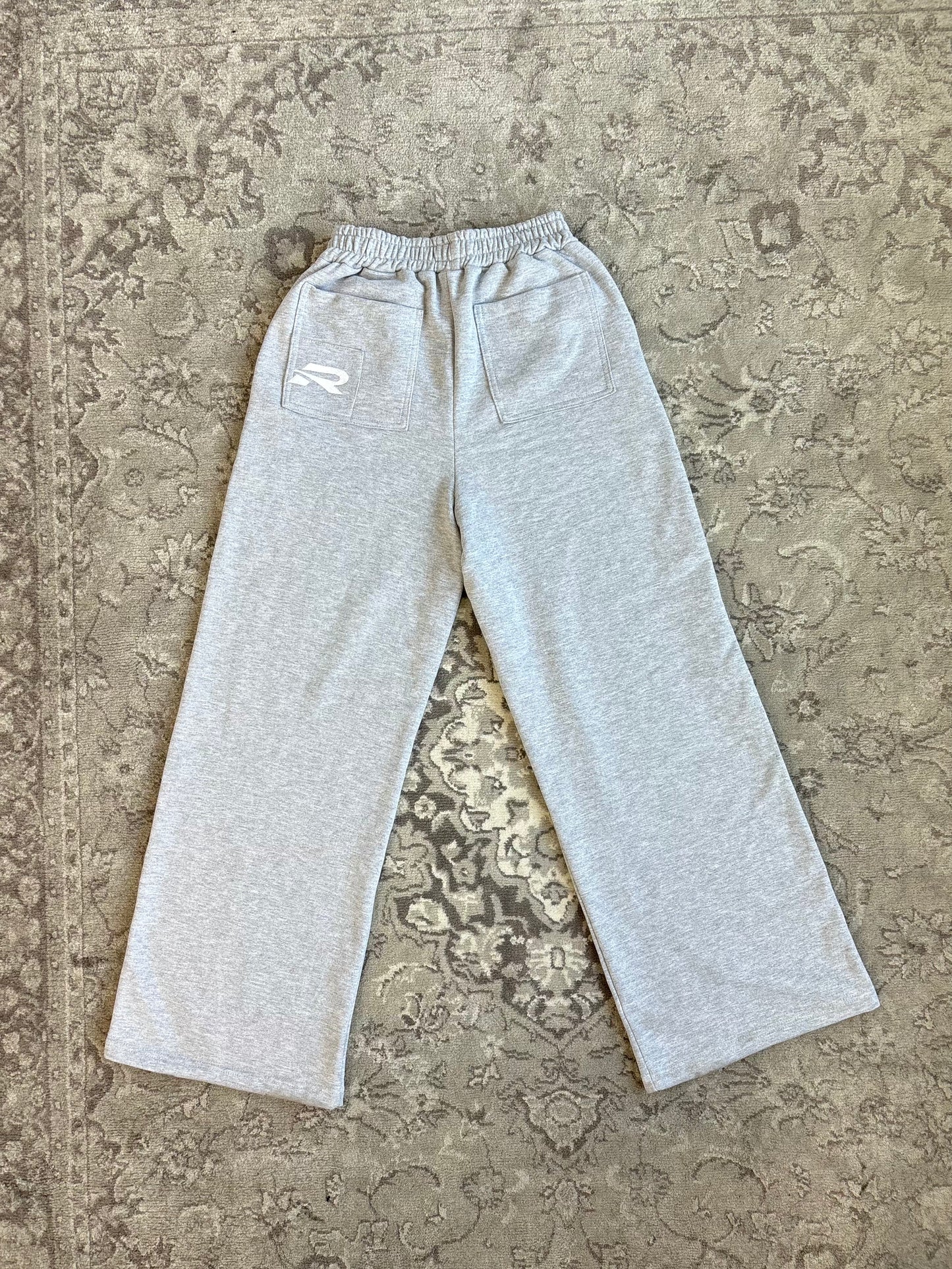 Grey Wide Leg Sweatpants